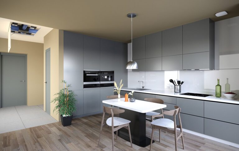 Cuisine ventilée par une VMC Atlantic à Nantes